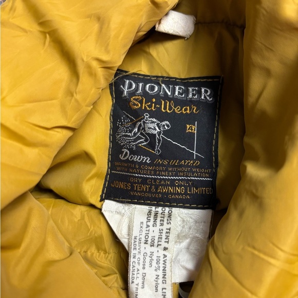 Vintage 70s Pioneer Down Puffer Ski Jacket Size XL - Picture 3 of 3